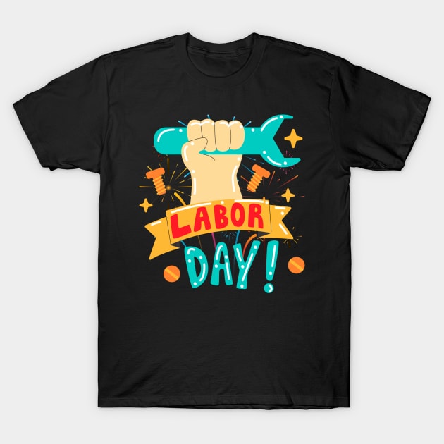 Labor Day T-Shirt by PatBelDesign